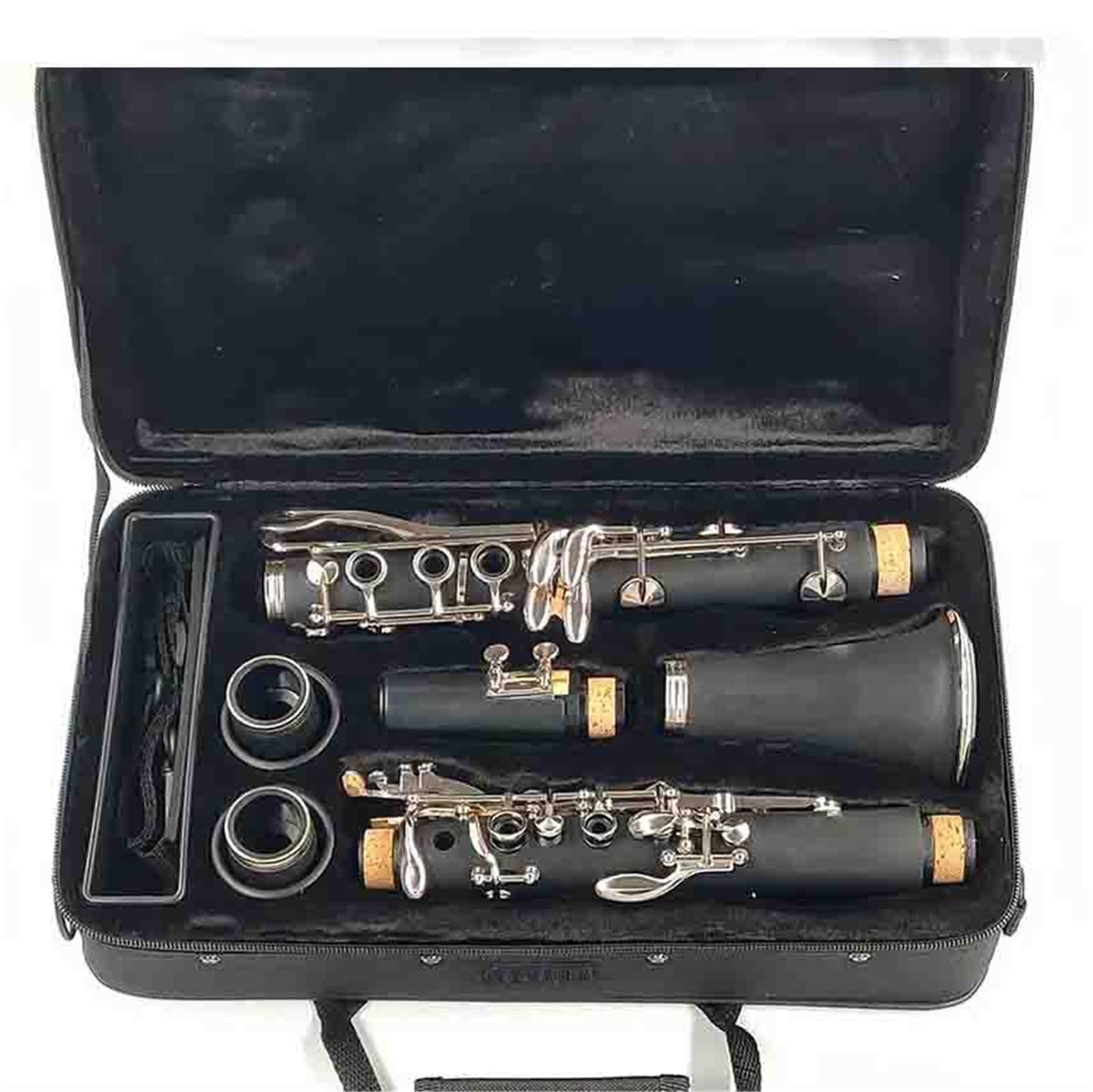 Instrumento Musical Clarinete Clarinete Sib De 17 Teclas Material ABS Instrumento De Viento Madera