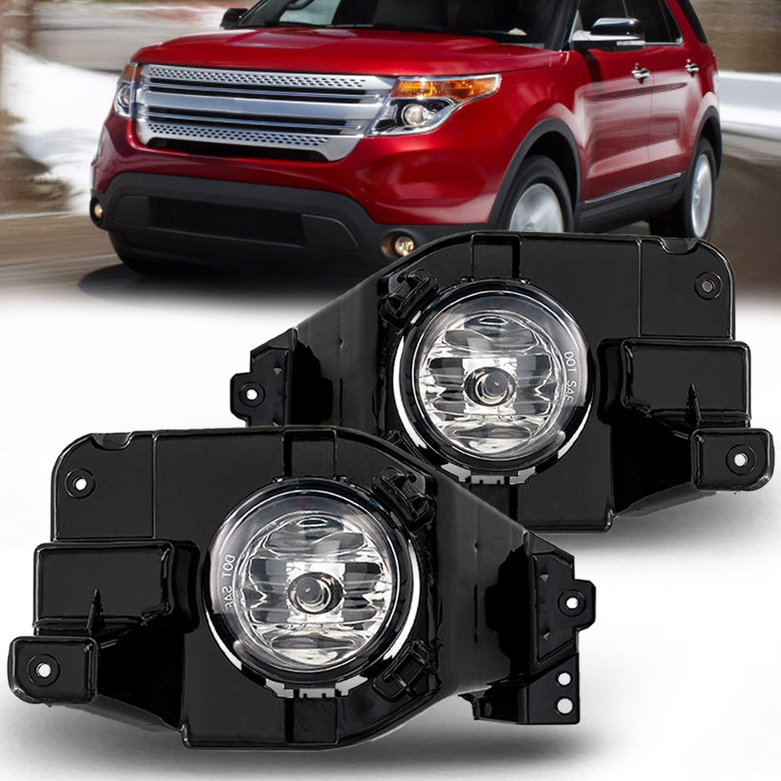 Fog Light Assembly For Ford Explorer 2011 2012 2013 2014 Car Front Bumper LED Le - Foto 8