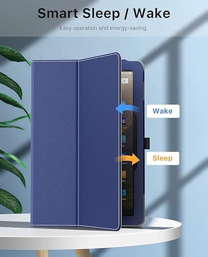 Miniatura 4 de MoKo Funda compatible con la nueva tableta Tienda Kindle Fire HD 10 y 10 Plus (11 generación, versión 2021) de 10.1 pulgadas, funda plegable delgada