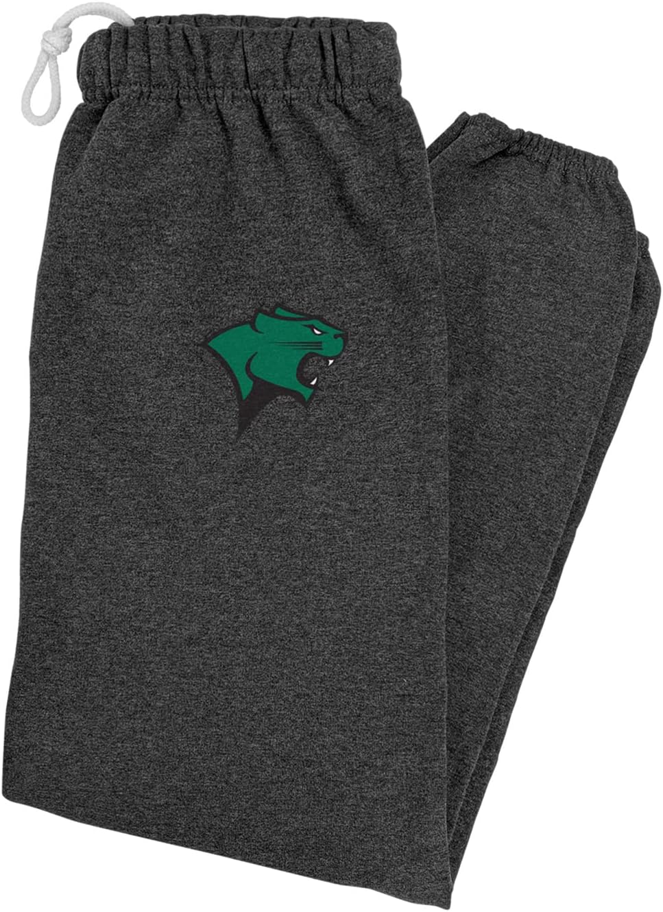 LOGOVISION Mens Jogger Sweatpants Collegiate Primary Logo Charcoal Heather Collection