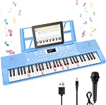 61 Clés Kid Piano clavier avec touches lumineuses Mode d'enseignement Dual Speaker
