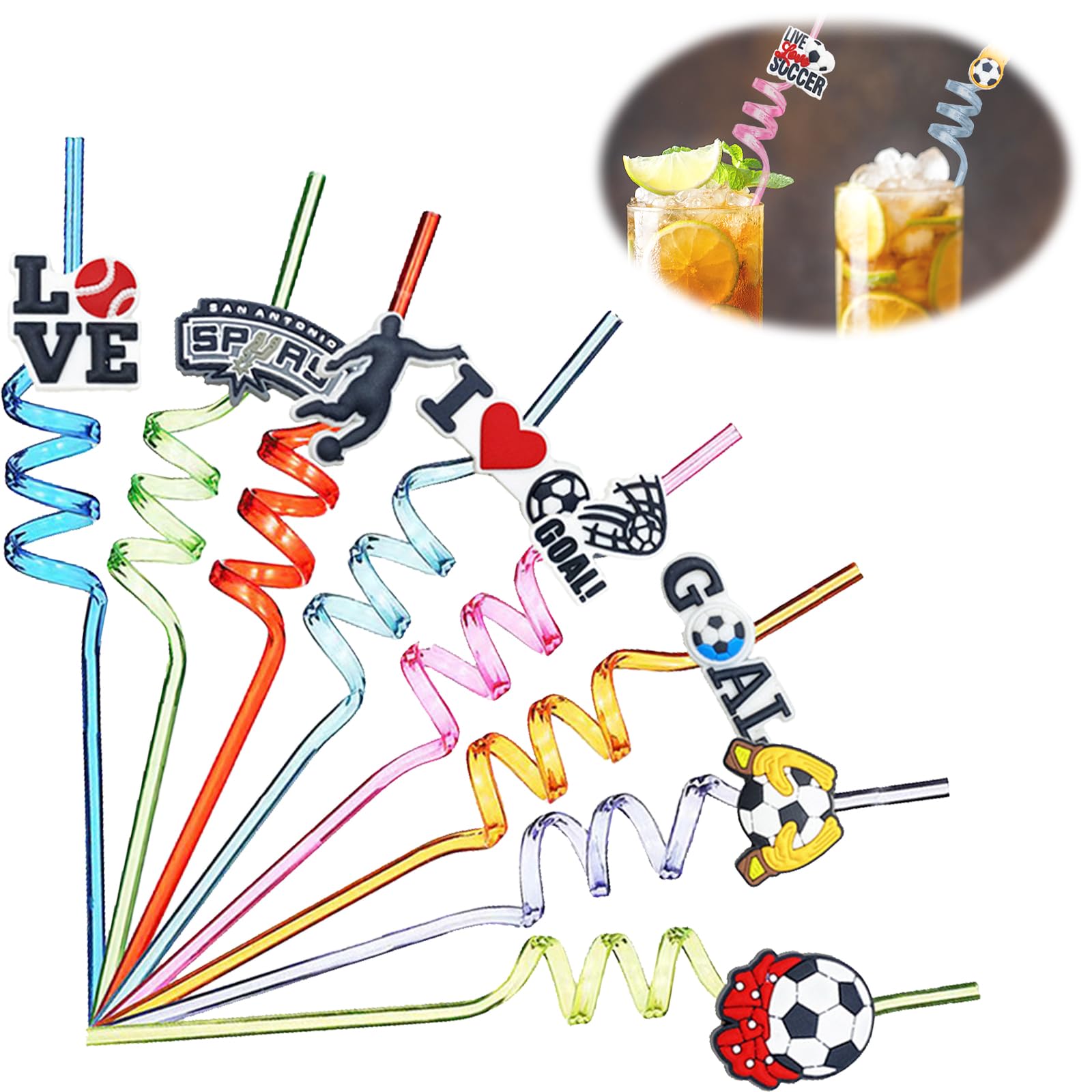 Cannucce di plastica da 300 pezzi Cannucce usa e getta lunghe a strisce multicolori Paglia arcobaleno per feste acquista in modo economico - spedizione gratuita, recensioni reali con foto