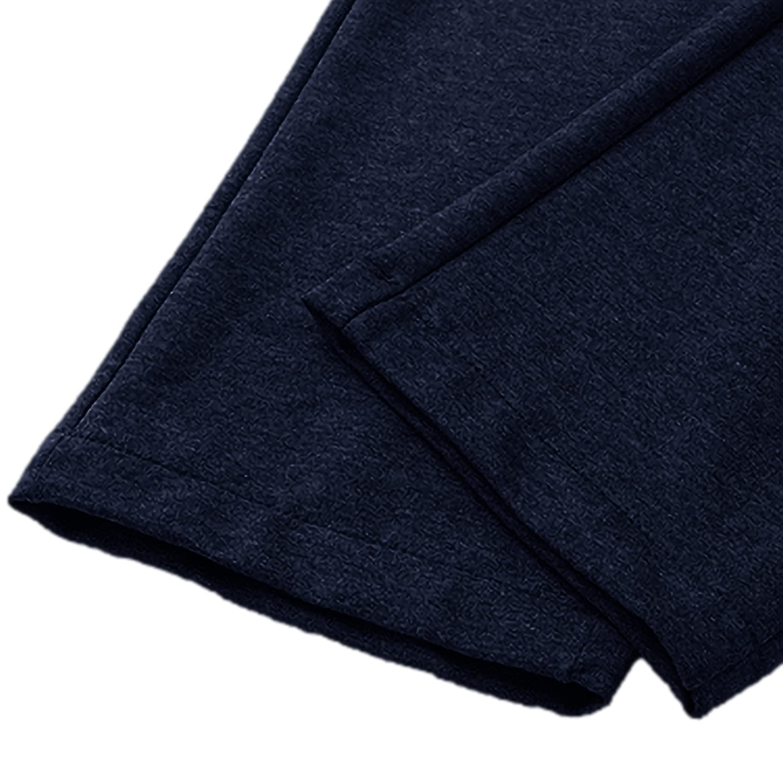 Hombre Corte Ajustado Pantalón de Chándal de Algodón Pantalón de Jogging con Bolsillos con Cremallera (S-6XL, Fondo Abierto/Fondo Cerrado)