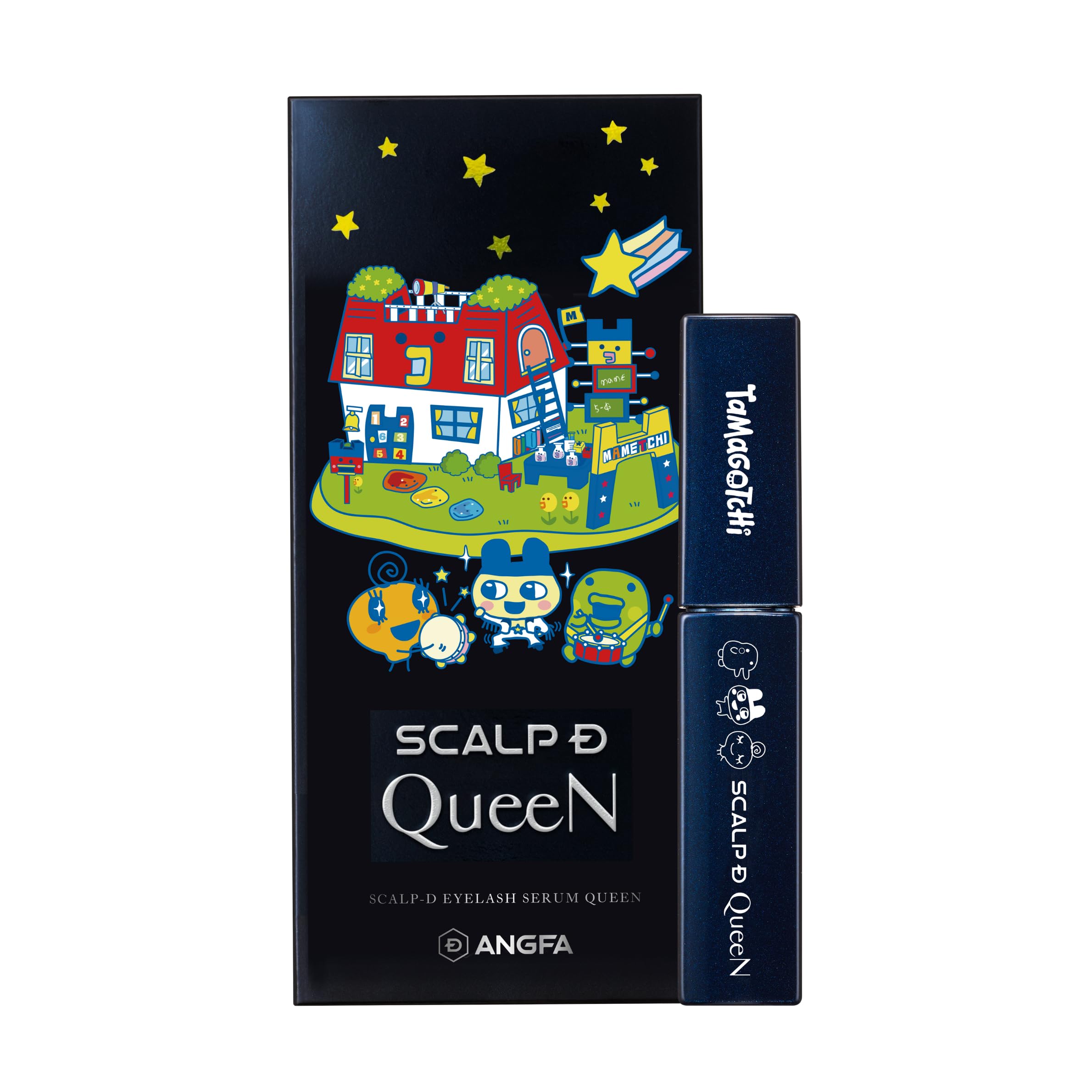 Scalp D Eyelash Serum Queen Tamagotchi Limited Edition iPS Japan