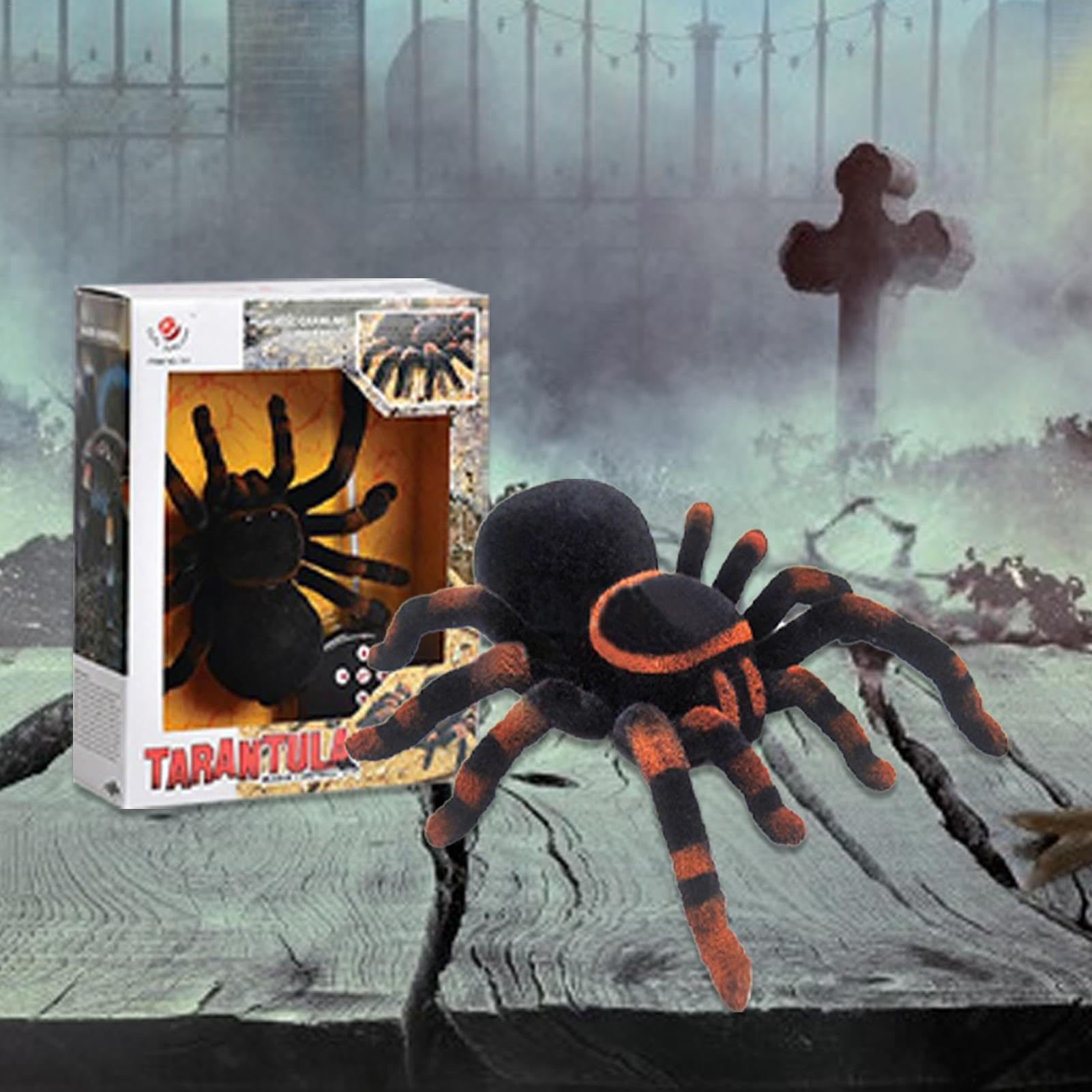 Générique RC Spider, araignée télécommandée pour | Jouet araignée Effrayant | Jouet télécommandé électrique, Accessoires de Blague drôles, Gag pour Halloween
