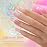 RARJSM Nude Glitter Gel Nail Polish Clear Pink Rainbow Chunky Sparkle Shimmer Jelly Nuded Iridescent Transparent Pink Gel Polish Single Bottle Soak off UV LED Cured for Home Salon Manicure 15ML