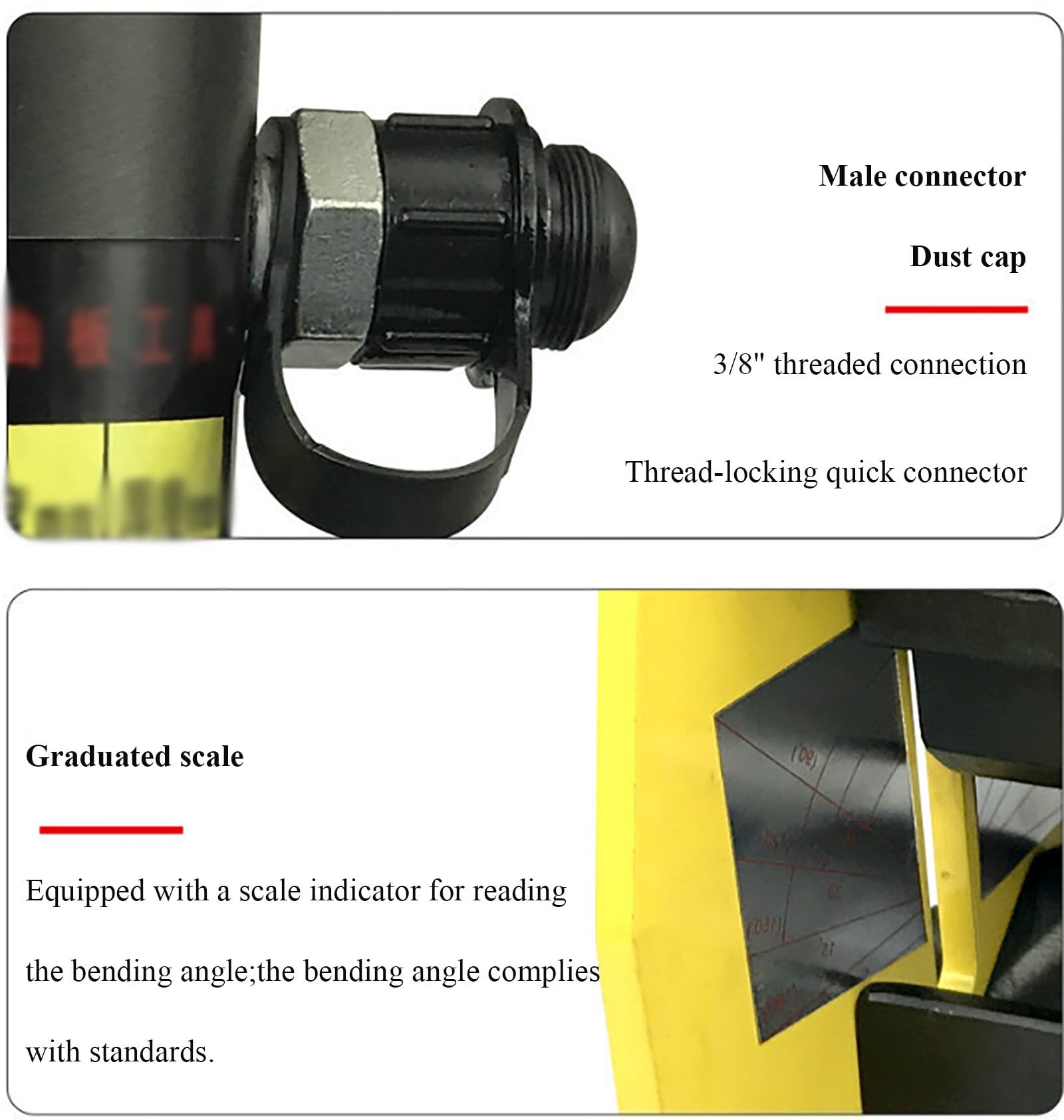 Dobladora hidráulica de barra colectora, herramienta de flexión de 0 a 90° para cobre, aluminio, hierro, funciona con manos, pies, bombas eléctricas, hasta 12 mm de grosor