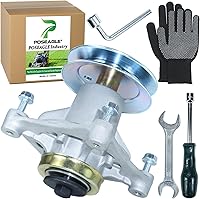 Vista 14 de 604214 Conjunto de husillo con espaciador de polea 604123 y kit de herramientas de montaje para tractores de césped Hustler Raptor de 34", 36", 42