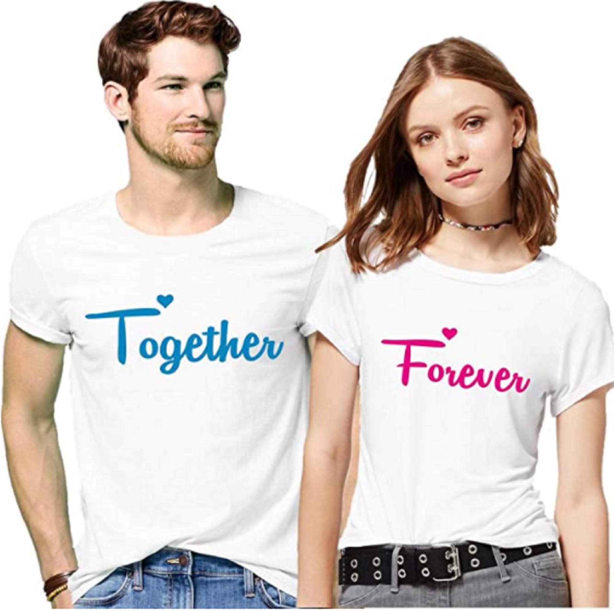 Couple Tshirts for Lovers Couple Tshirts for Lovers Stylish Full Sleeve Couple Tshirts for Husband and Wife