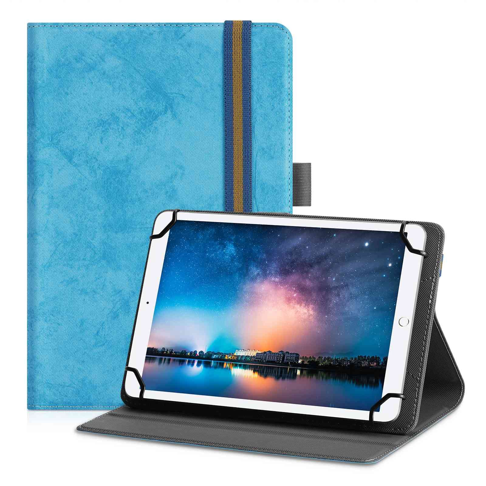 UrbanX Funda Universal Para Tablet De 7 A 8 Pulgadas, Funda Protectora Para BLU M8L Plus/M8L 2022/M7L 7 8 Pulgadas, Con Soporte Giratorio De 360 Grados, Múltiples ángulos De Visión Y - Foto 5