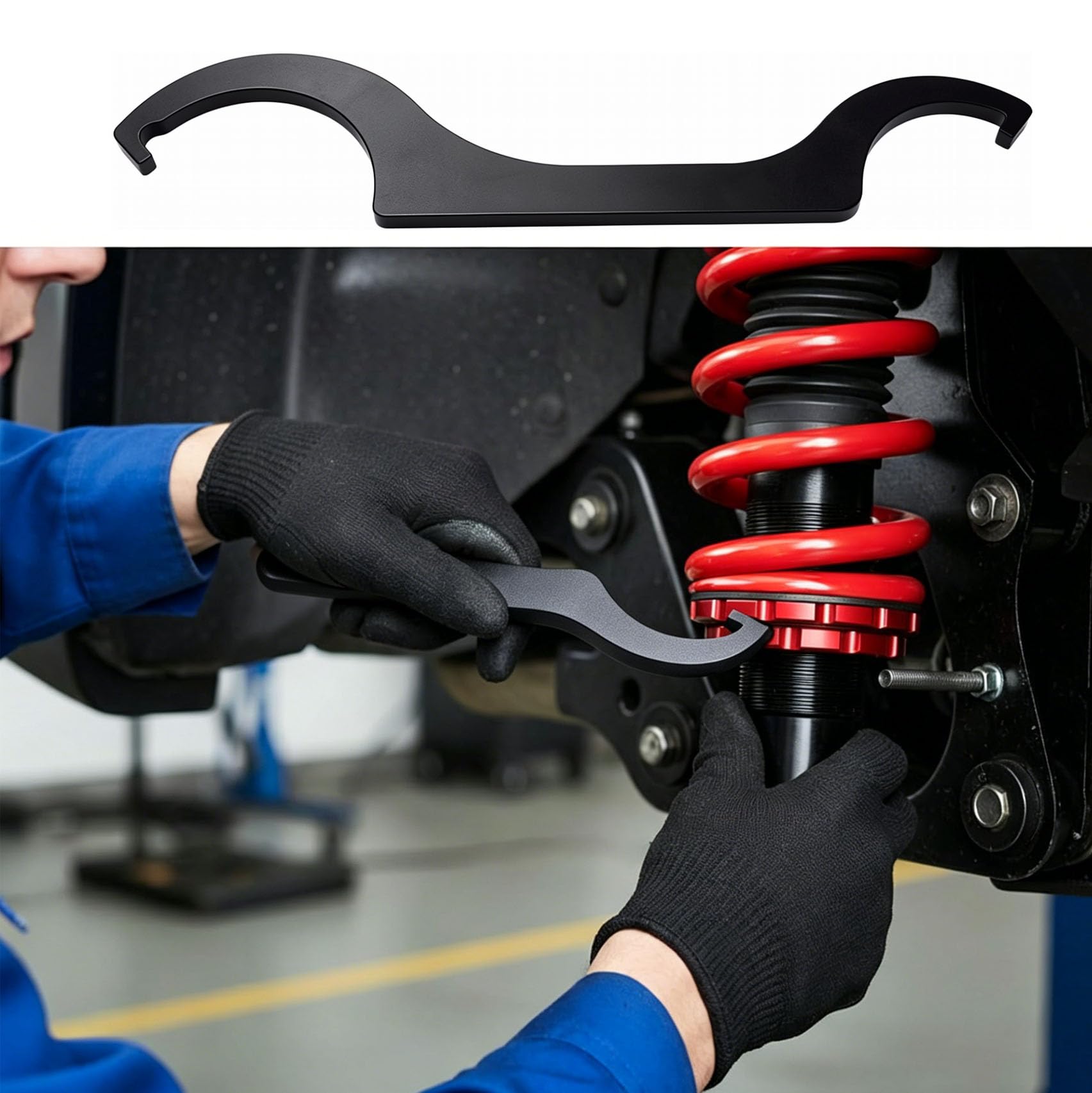 WINTOWIN Shock Spanner Wrench,Motorcycle Shock Wrench -68mm and