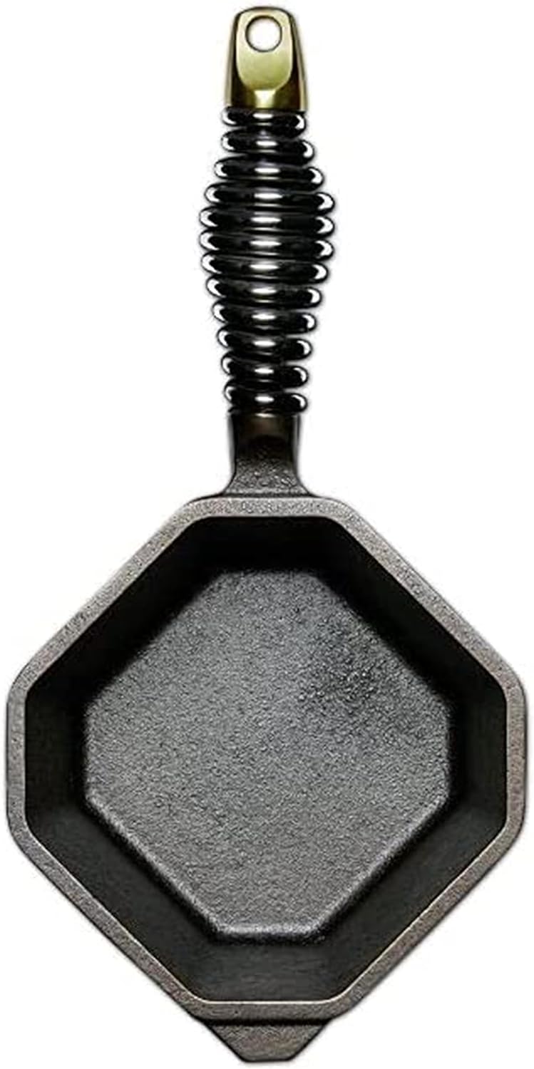 FINEX 1-Quart Cast Iron Sauce Pot, Modern Heirloom, Handcrafted in the USA, Pre-seasoned with Organic Flaxseed Oil