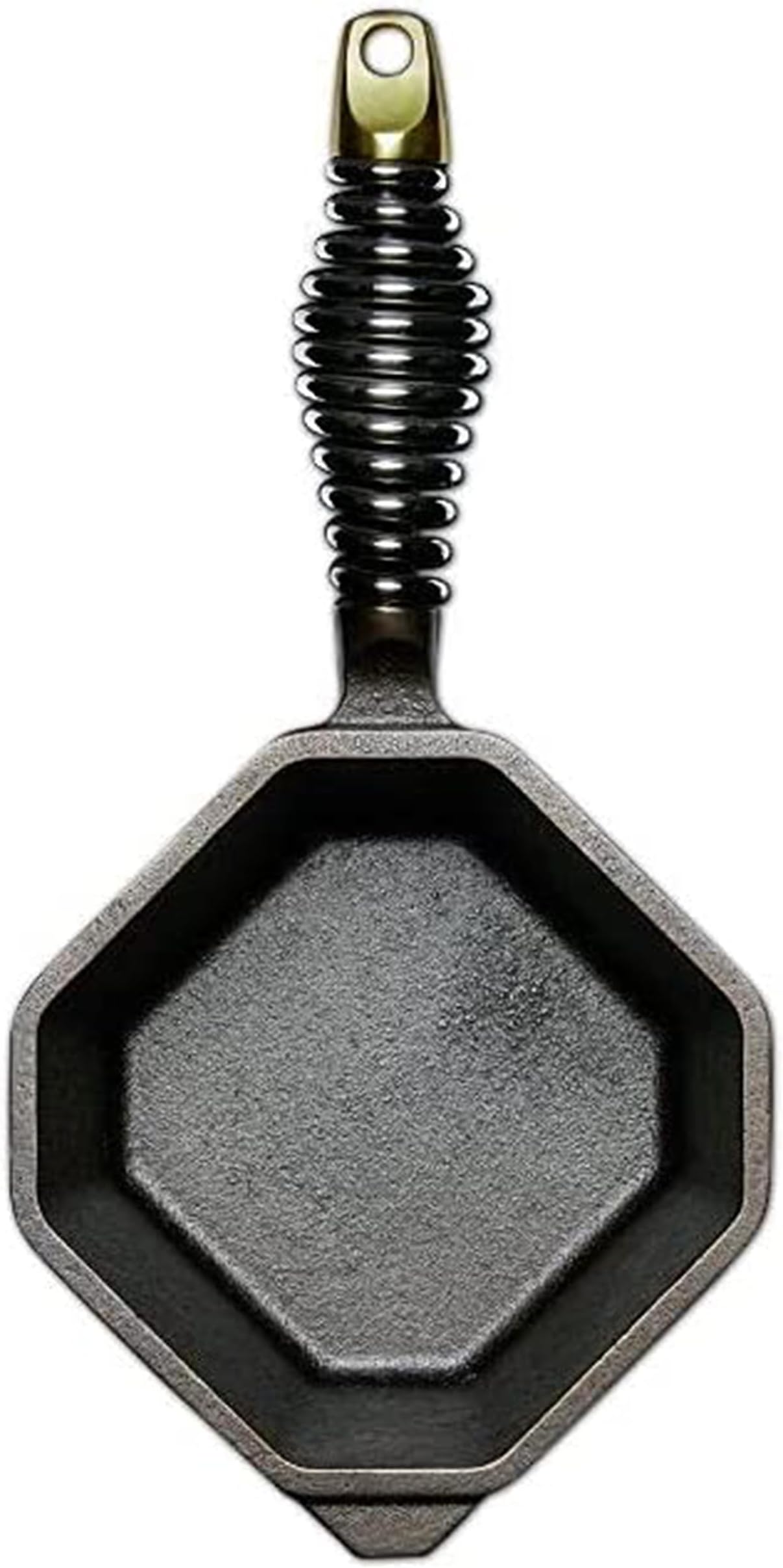 1 Quart Octagonal Cast Iron Sauce Pot, Hand Seasoned with Organic Flaxseed Oil, Heritage Quality Cookware, Handcrafted in the USA