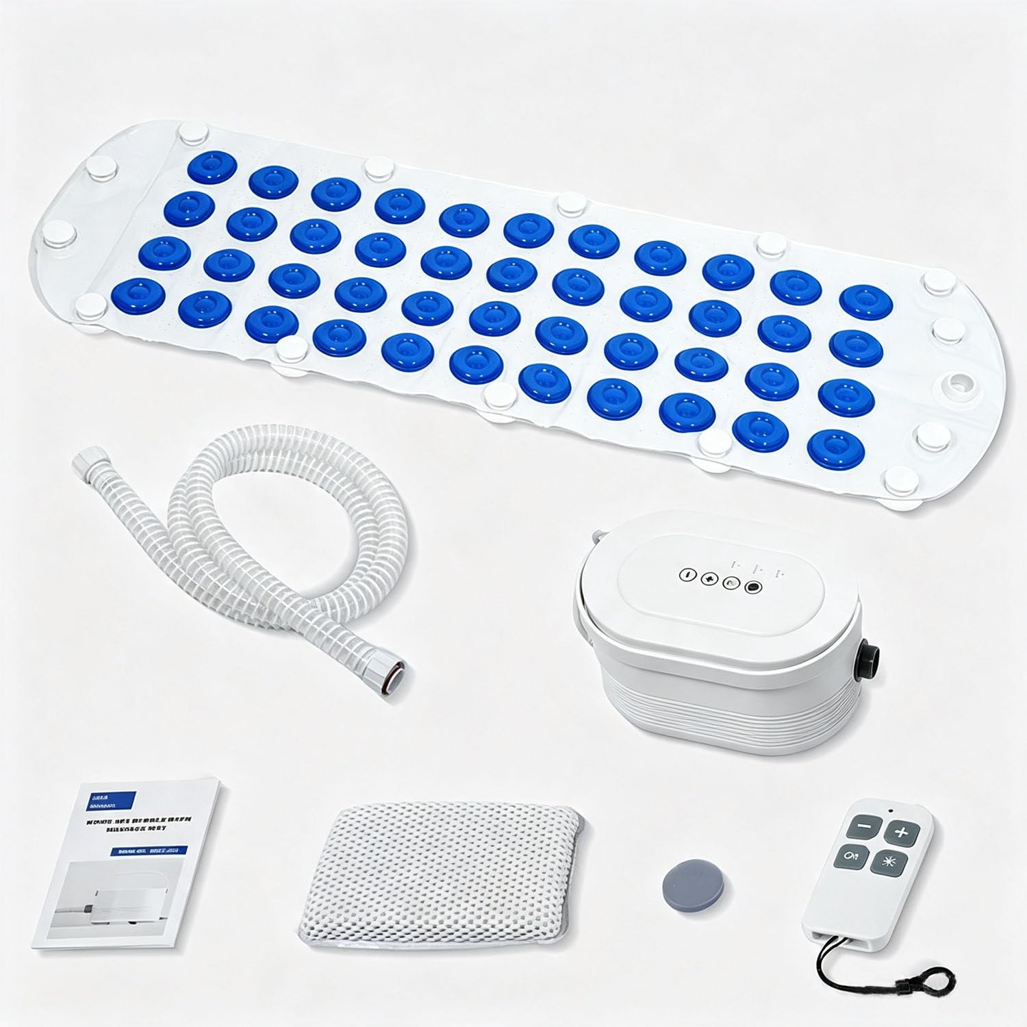 DowPie Bubble Spa Mat,Hydrotherapy Bathtub Massage Mat with Wireless Remote 220v