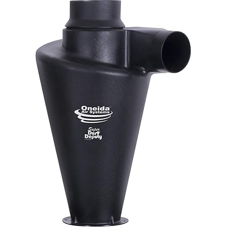 dust deputy super oneida cyclone air systems molded inch separator
