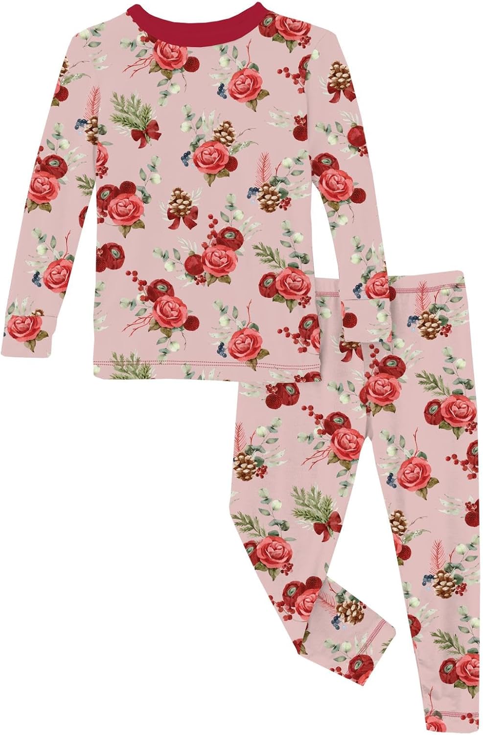 Kic Kee Pants girls Print Long Sleeve Pajama Set (Toddler/Little Kids/Big Kids)