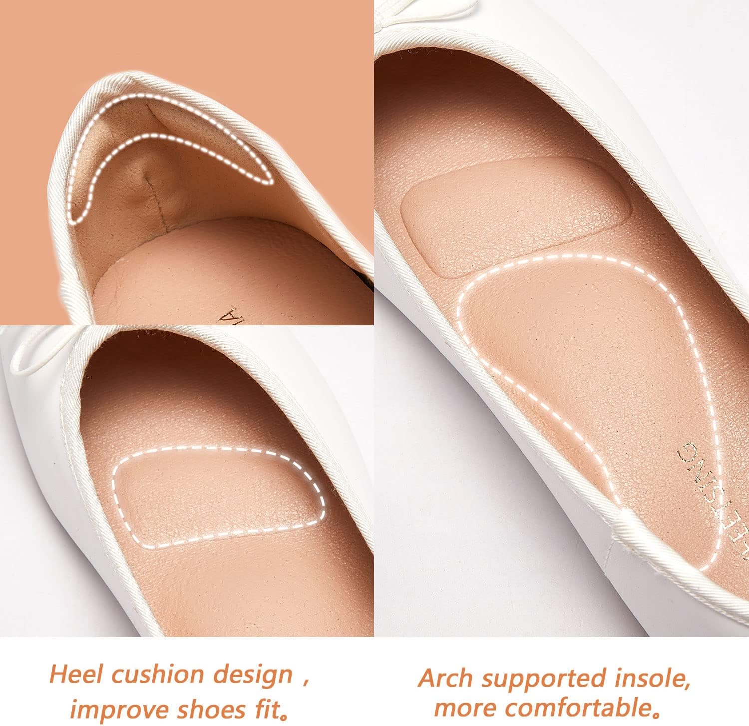 Women's Round Toe Ballet Flats Comfortable Bow Dressy Flats Shoes for Women - Image 4