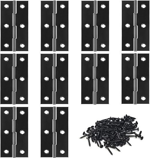 Charniere, 10 Pièces Charnière Inox, Charnière Plate Pour Aroire