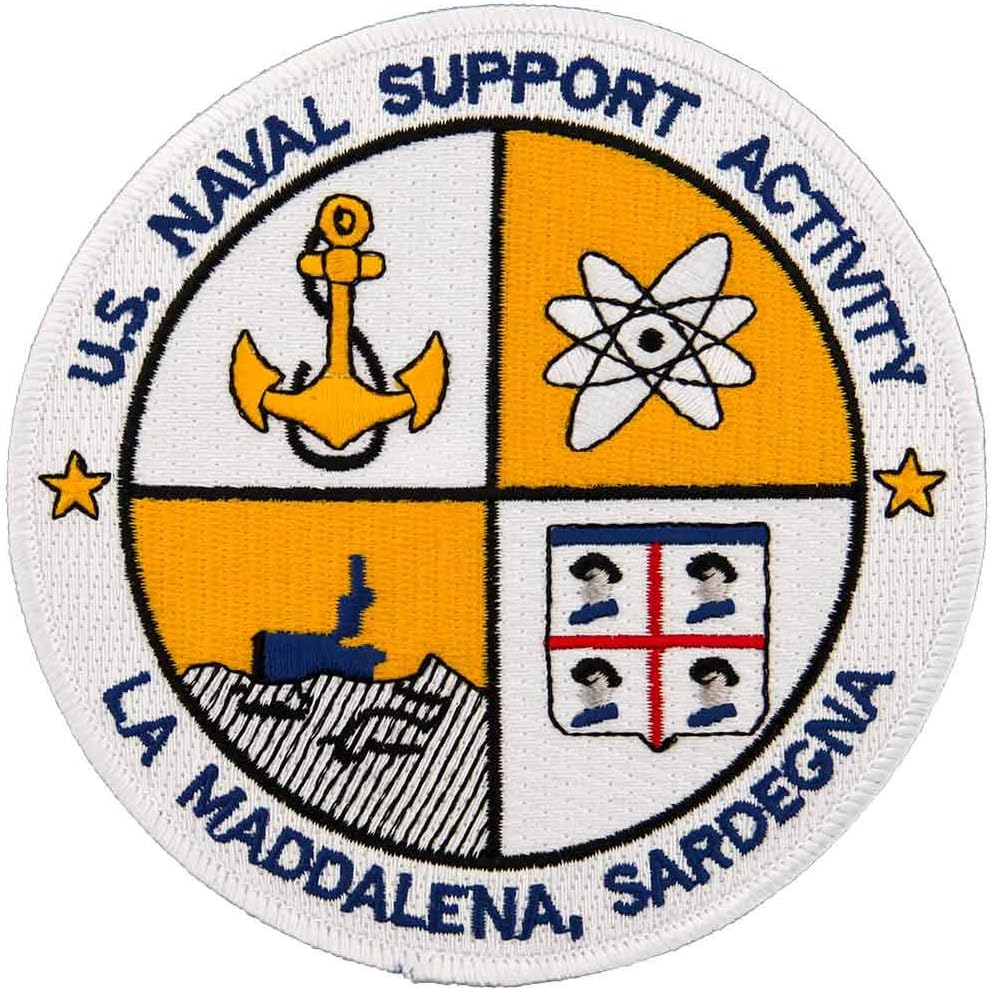 Naval Support Activity La Maddalena, Sardegna Patch Full Color