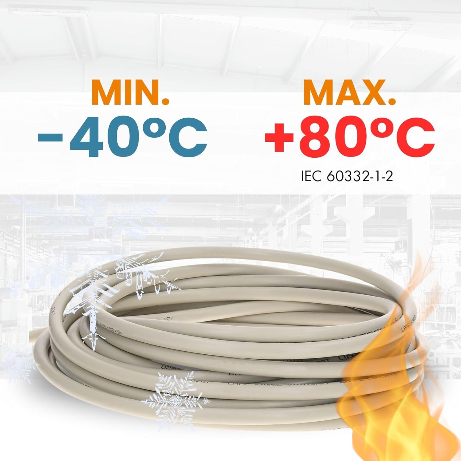 Lapp - 0034606 - Shld Flex Cable, 6cond, 0.5mm2, 100m