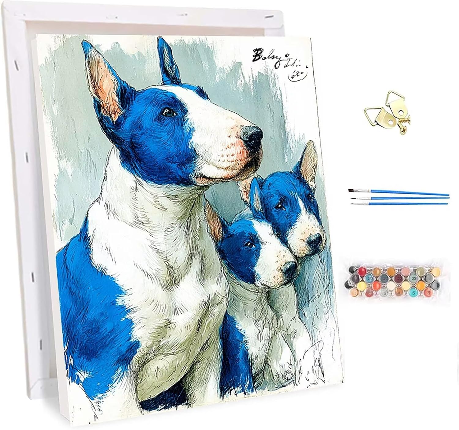 Phoenix Framed Paint by Numbers Kit for Adults, Fantasy Paint by Numbers on Canvas, DIY Arts and Crafts for Adults, Oil Painting Kits with Acrylic Painting and Brushes, Room Decor Gifts 36x48in H-3152