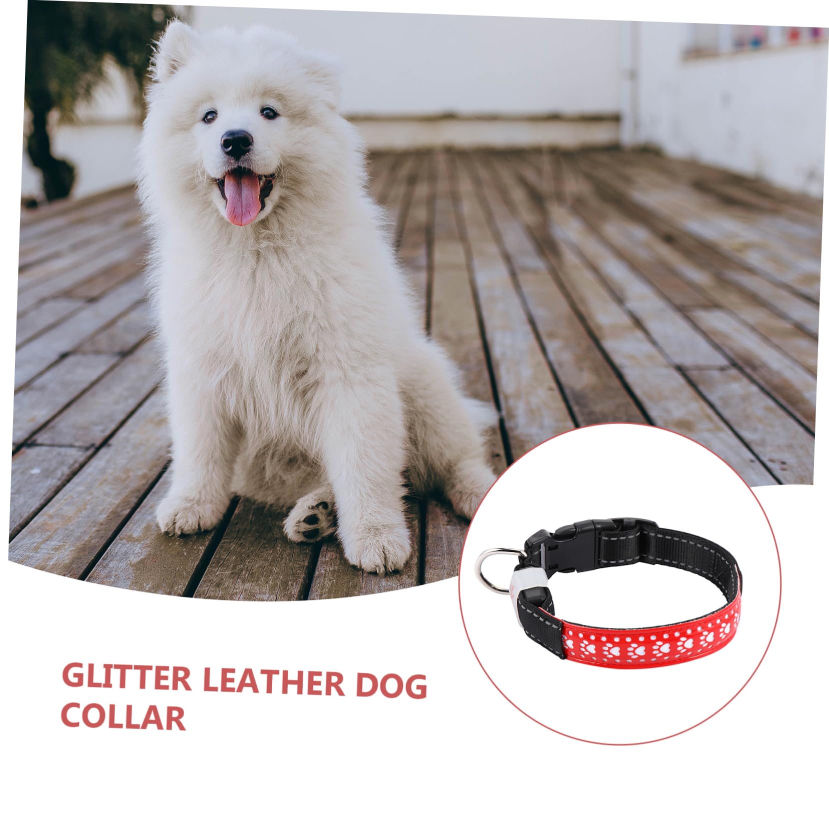 Toddmomy 3 Pièces Collier Lumineux Colliers de pour Chiots de sécurité pour Animaux de Compagnie Dog Collar pour Animal de Compagnie de Clignotant