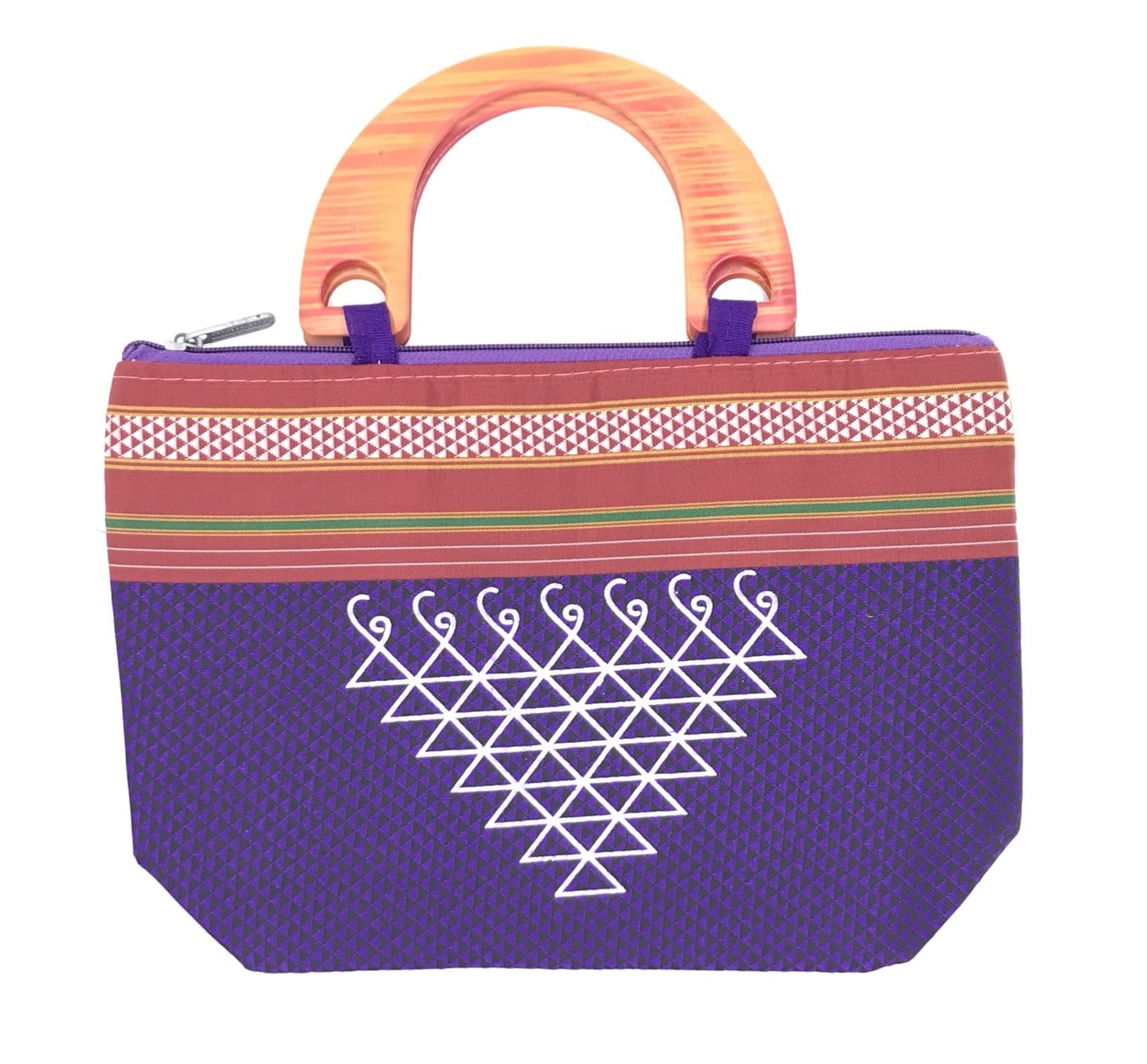 SriAoG Handcrafted Ethnic Handbags For Women Hand Held Bag SMALL Silk Fabric Ladies Top Handle Purse Travel Evening Bags Return Gifts For Pooja 8 Inch Yellow (B0BZZ8VHTQ) Amazon Price History, Amazon Price Tracker