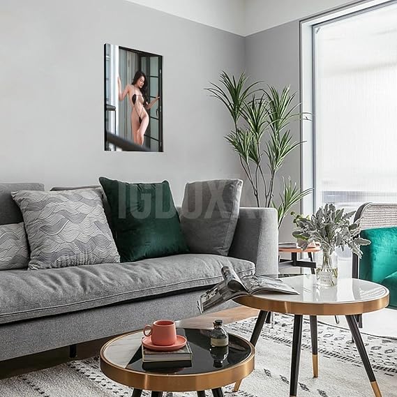TruriM Asian Women HD Photos Hot Baby HQ Sexy Women Female Poster Bedroom Office Decoration Printing Poster Gift Frame-style 08x12inch(20x30cm)