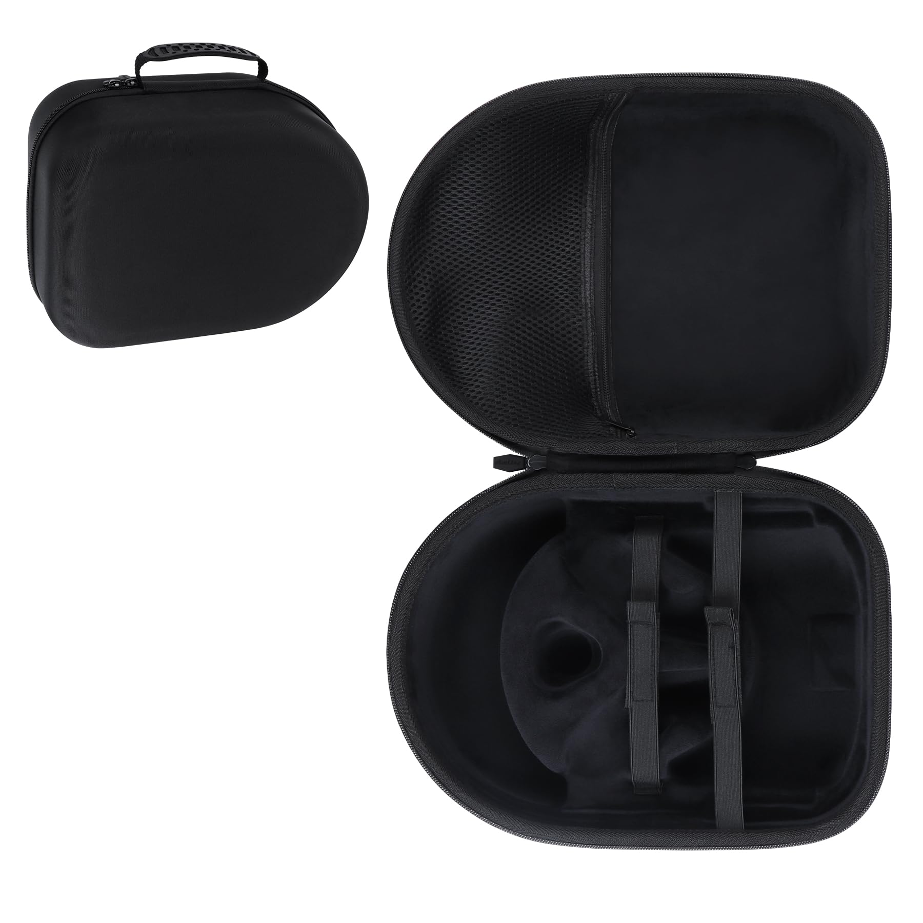 Dur Étui de Protection Compatible avec Meta Quest 2/3/3S Virtual Reality Casque et Accessoires de Contrôleur (Noir)