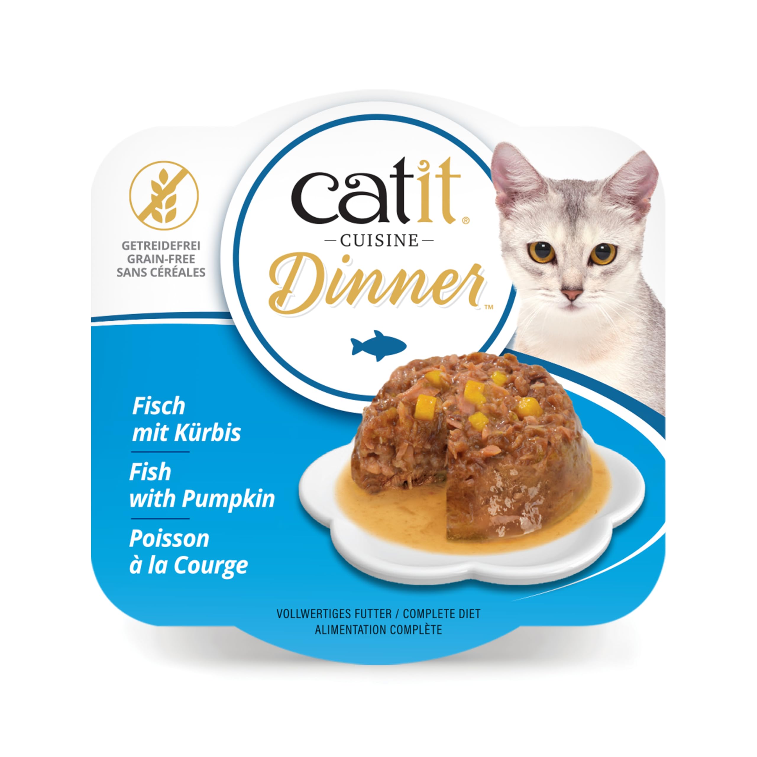 Catit Dinner Fish Premium Wet Cat Food 1 Pack 80g