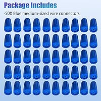 Vista 7 de 50 conectores eléctricos de alambre impermeables, sello al aire libre, tapas de tuercas de torsión eléctricas, conector de terminal de cable