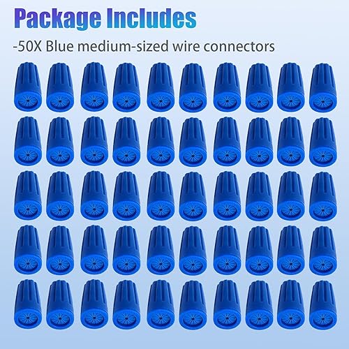 Miniatura 7 de 50 conectores eléctricos de alambre impermeables, sello al aire libre, tapas de tuercas de torsión eléctricas, conector de terminal de cable para