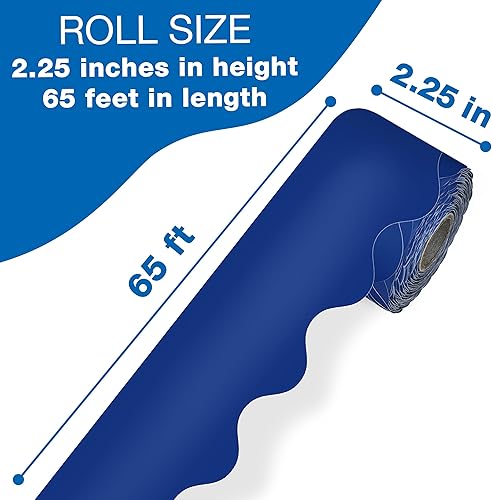 Vista 275 de Carson Dellosa Grow Together - Bordes de madera clara para tablón de anuncios de 65 pies, 1 rollo de ribete natural para pizarra blanca, corcho
