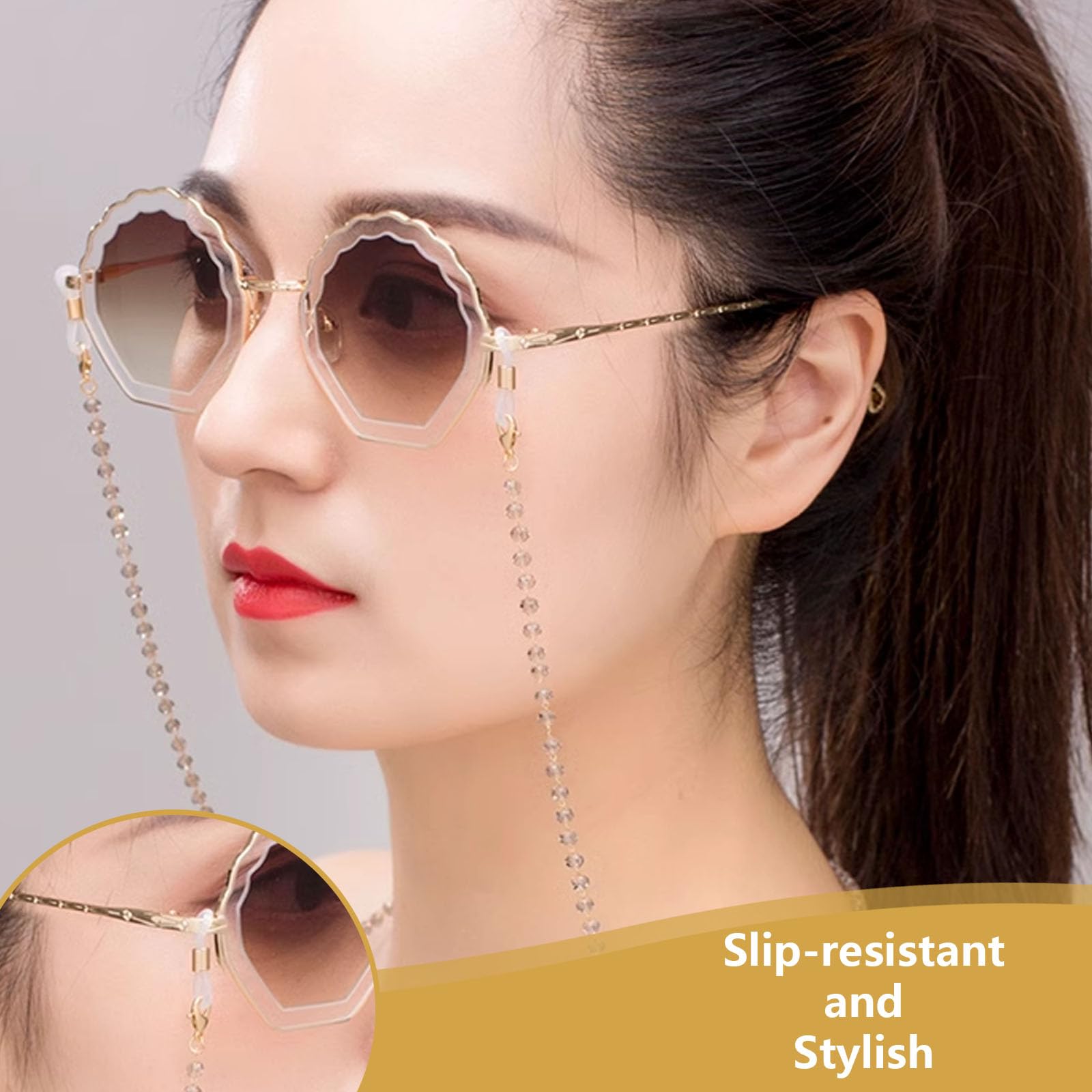 アクセサリー END EYEGLASSES HOLDER CHAIN NECKLACE Eye See Eyeglass Holder Chain Necklace for Eyeglasses,Sunglasses