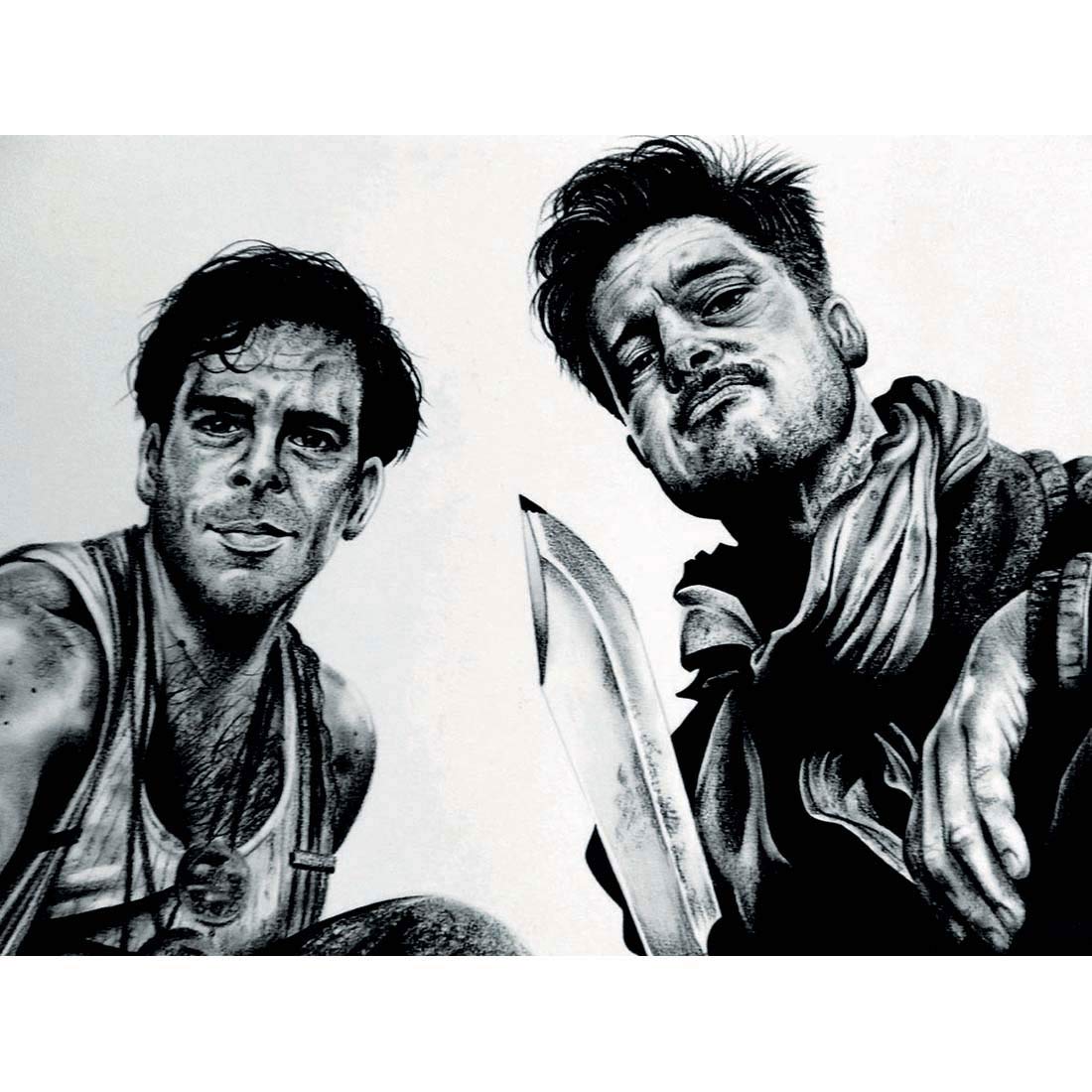 Wee Blue Coo Inglorious Basterds Brad Pitt W Maguire Art Print Poster Wall Decor 12X16 Inch