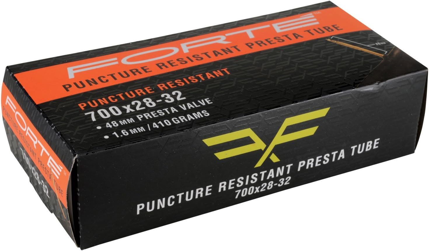 Forte Road Puncture Resistant Presta Bicycle Tube 700c x 28-32