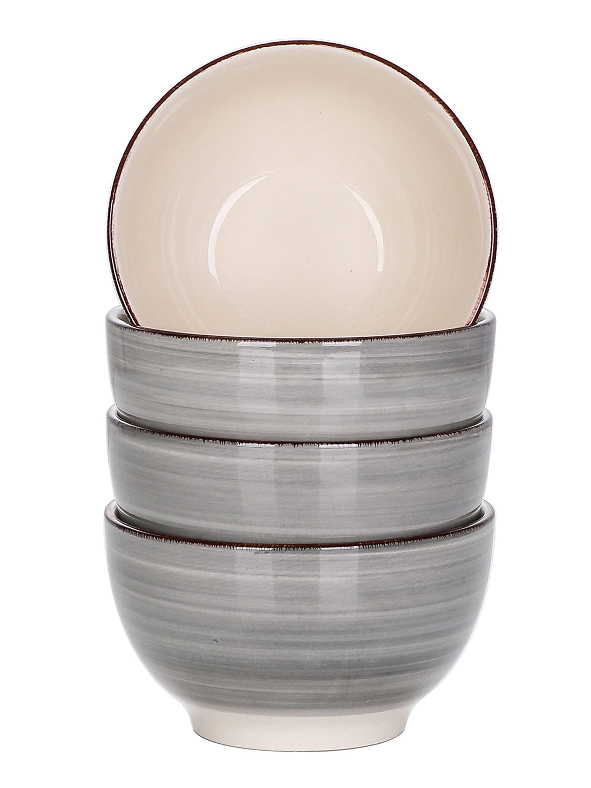 vancasso Navia Dinner Set, Stoneware Vintage Look Beige Dinnerware Tableware, 16 Pieces Dinner Service Set for 4, Including Dinner Plates, Dessert Plates, Cereal Bowls and Mugs — view 19