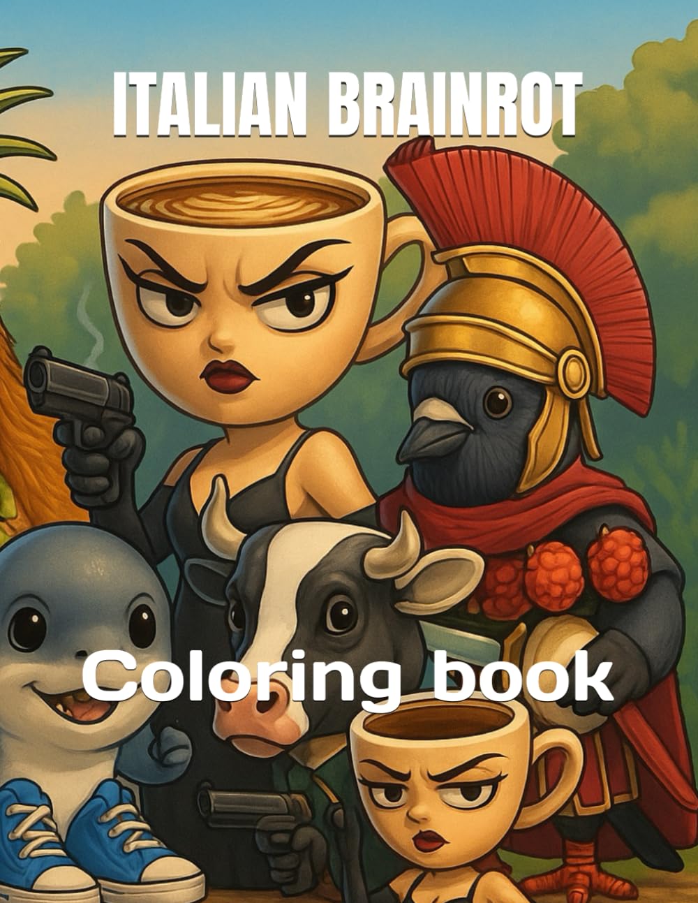 ITALIAN BRAINROT: Coloring book
