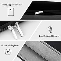 Vista 3 de Funda para laptop de 11 a 11.6 pulgadas, a prueba de golpes, funda protectora acolchada para computadora con bolsillo, compatible con MacBook Acer