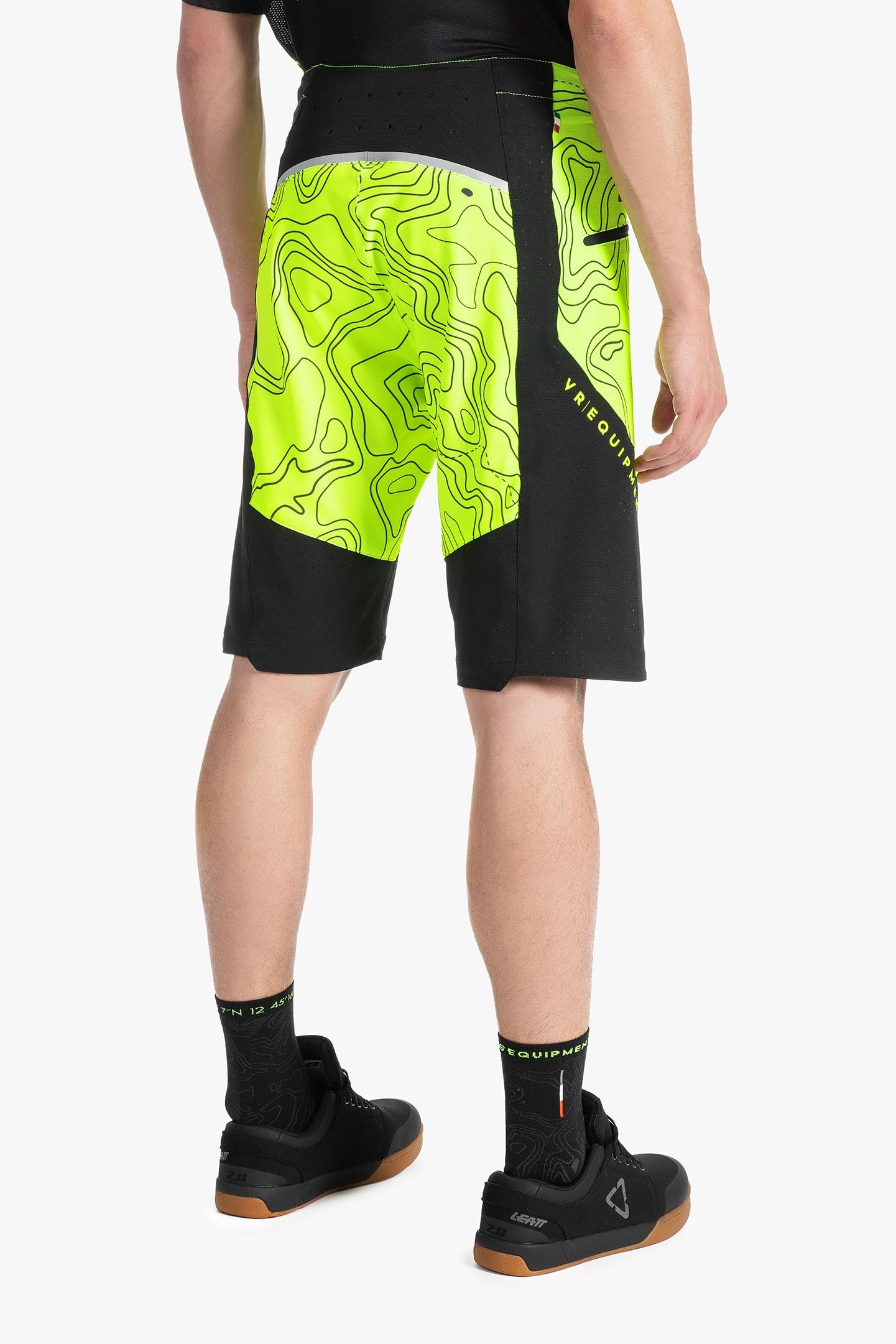 Valentino Rossi VR46 Pantaloni Performance Short MTB Topography,30,Giallo