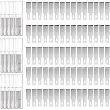 HARFINGTON 150pcs Exacto Knife Blades #21 Hobby Knife Replacement Blades Refills
