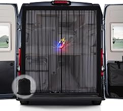 ZATOOTO Van Magnetic Mosquito Net Fly Screen Tailgate 165 x 165 cm | Insektenschutz, Mercedes Sprinter (Standarddach) Volkswagen Crafter (Standard-Dach), Camping, Belüftung, Schnelle Montage