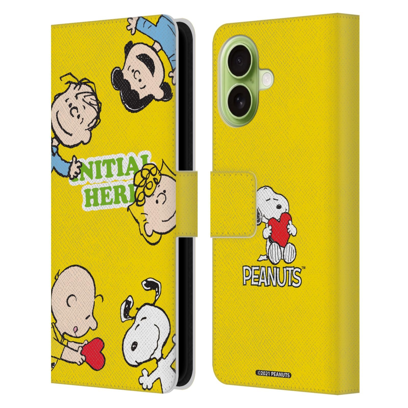 Étui portefeuille Peanuts compatible avec iPhone 17 personnalisé en cuir - 8