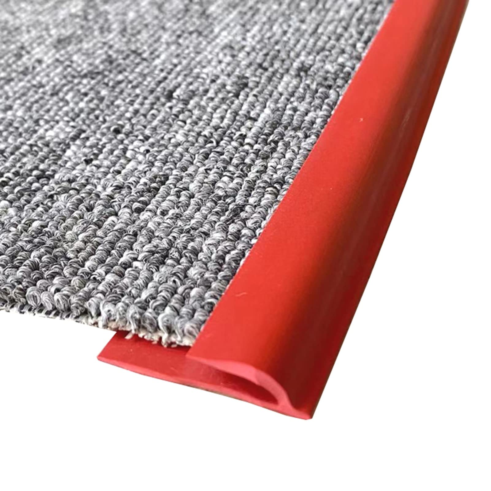 Scumlovy Extra Long Red Self Adhesive Flooring Threshold Strip for Doorway Cuttable Joining Tile Wood to Carpet 7m (23ft) Length