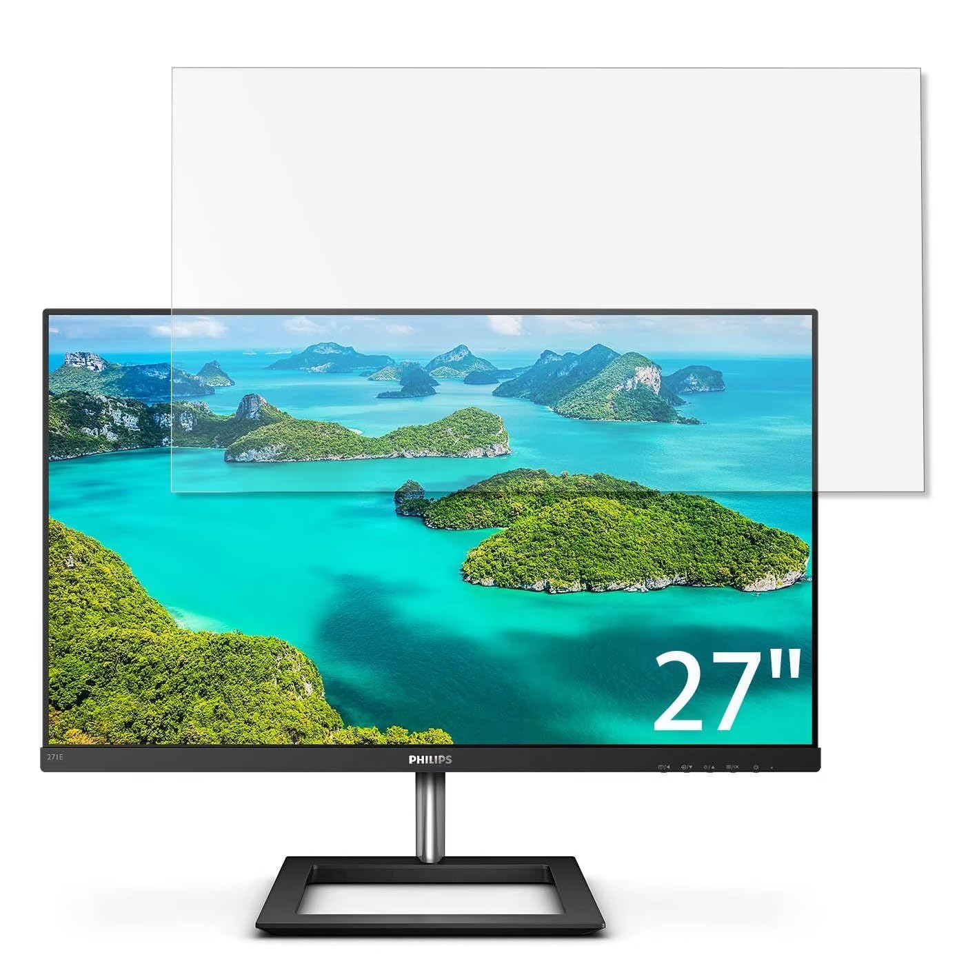 Amazon.co.jp: PHILIPS 271E1D/11 27インチ 16:9 向け フィルム 超透明