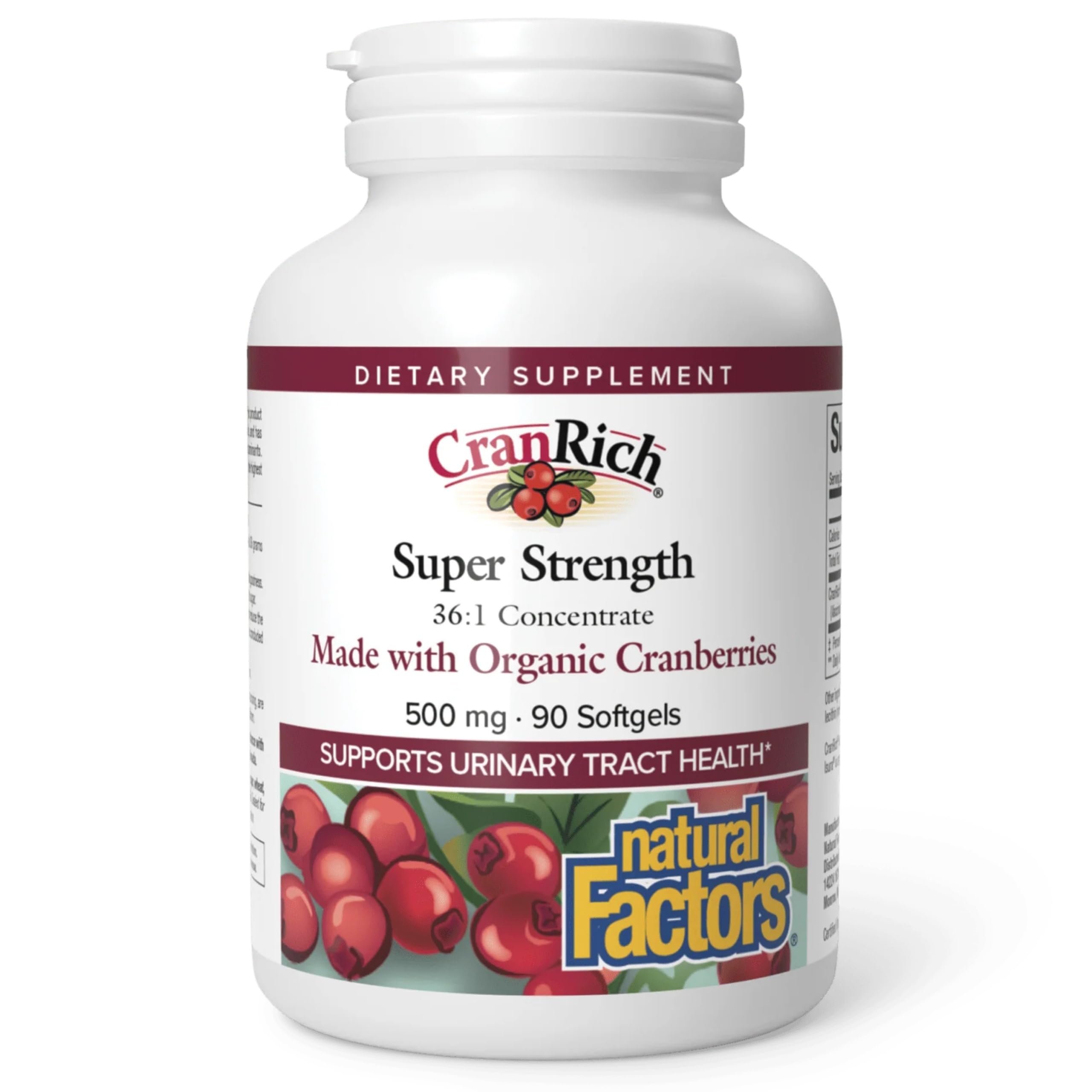 Cranberry Concentrate 500 mg 90 Softgel