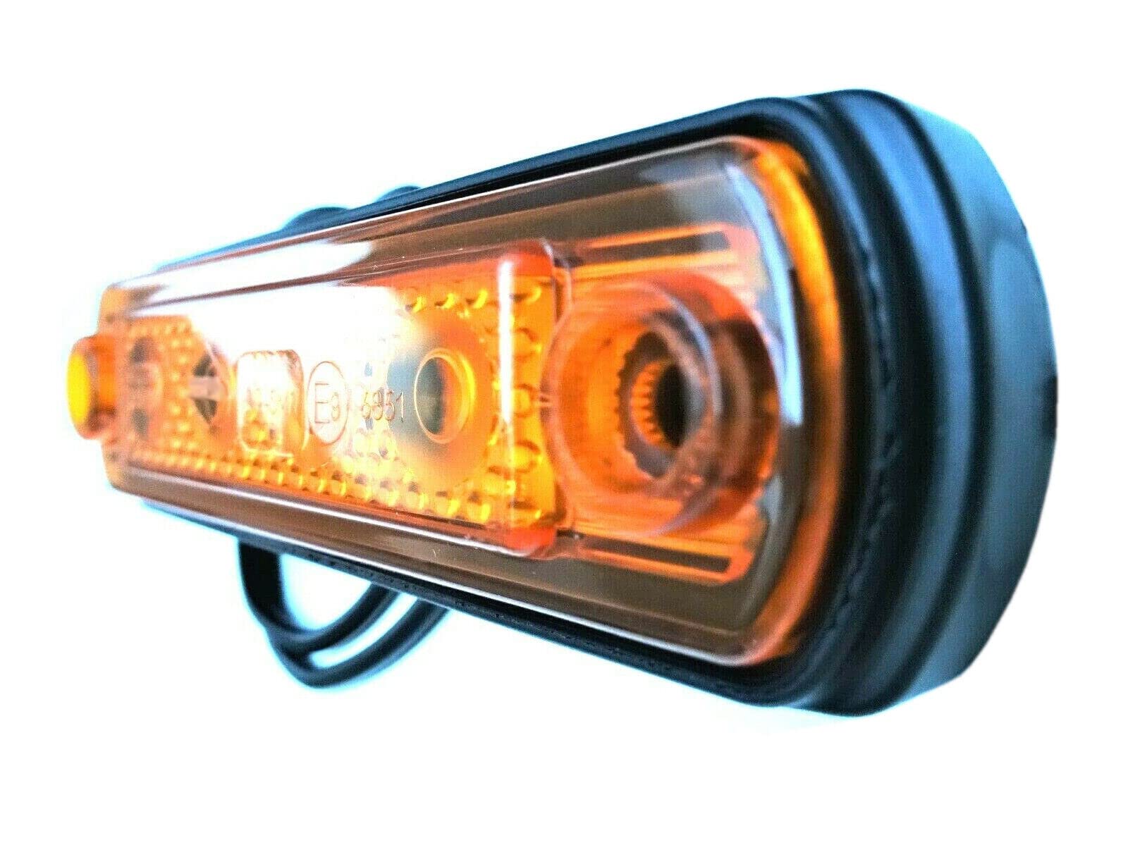 10 Bombillas Posicion LED de Contorno E9, Piloto Lateral para Coche, Camión, Remolque