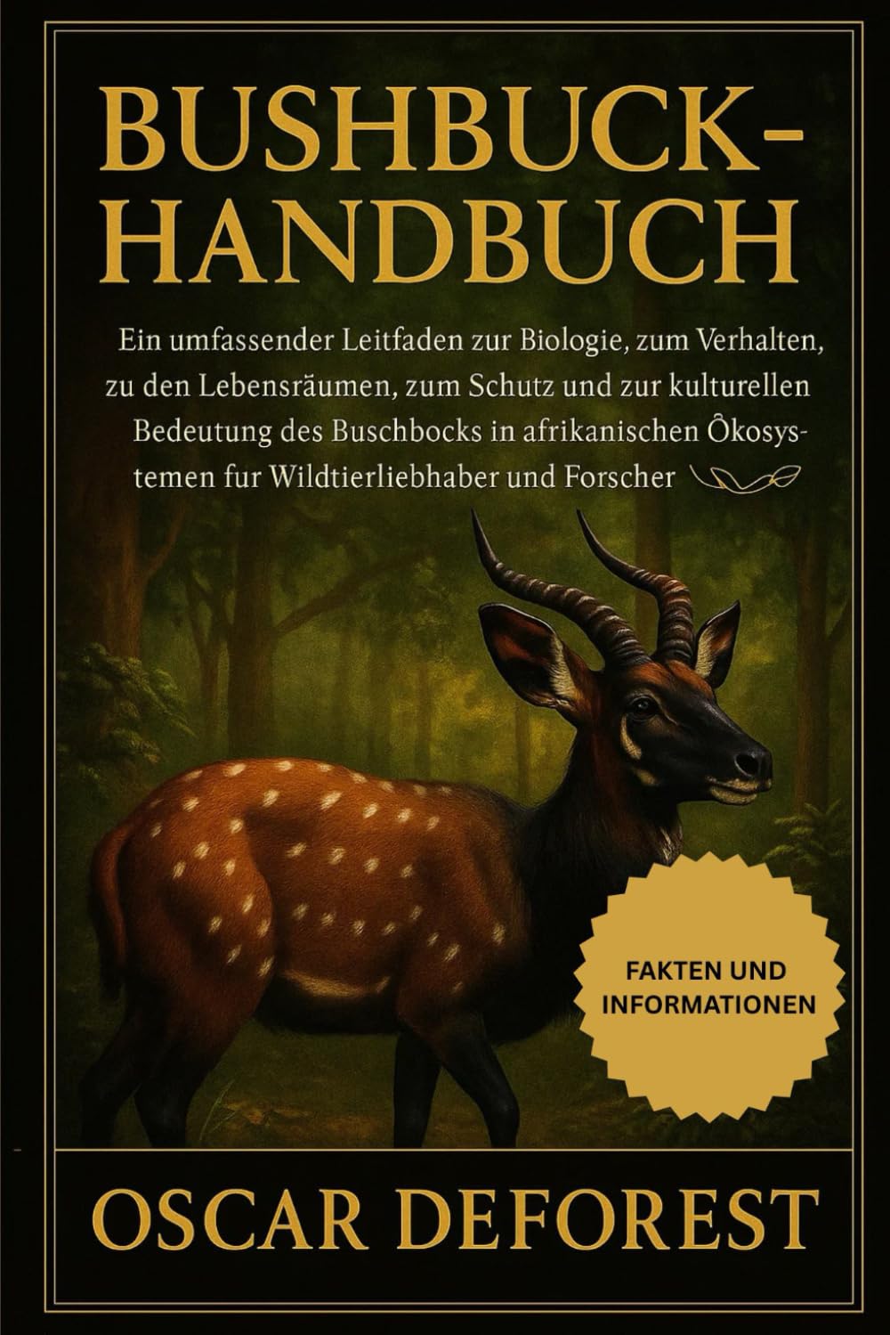 BUSHBUCK-HANDBUCH: Ein umfassender Leitfaden zur Biologie, zum Verhalten, zu den Lebensräumen, zum Schutz und zur kulturellen Bedeutung des Buschbocks ... für Wildtierliebhaber und Forscher
