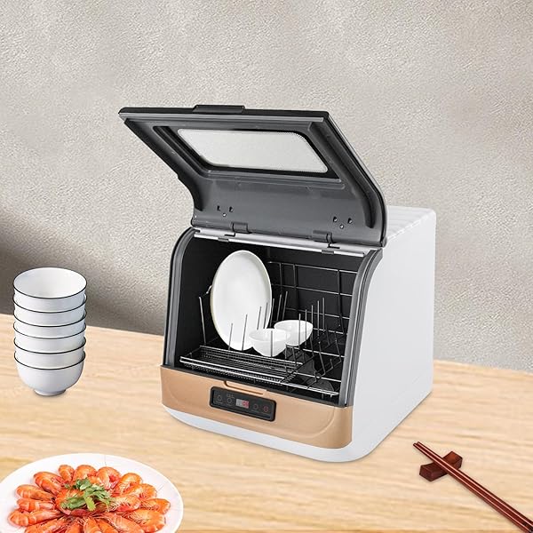 CuCummoo Mini lave-vaisselle 3 Modes de lavage