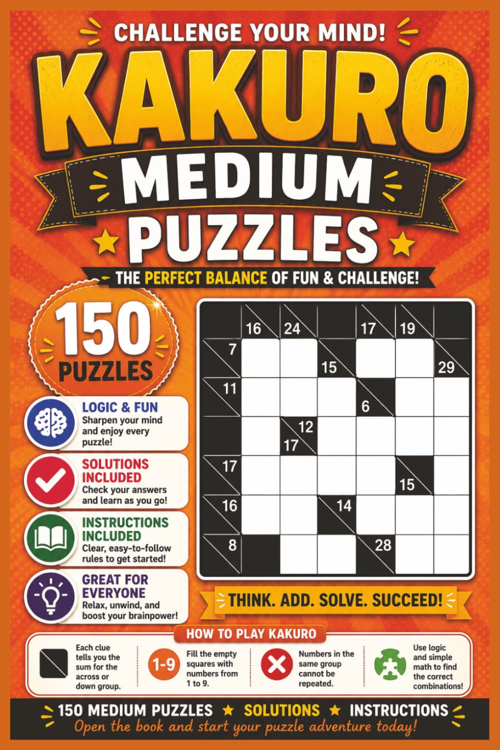 Kakuro Medium Puzzles